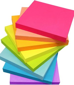 3x3 Bright Sticky Notes 82 Sheets/Pad