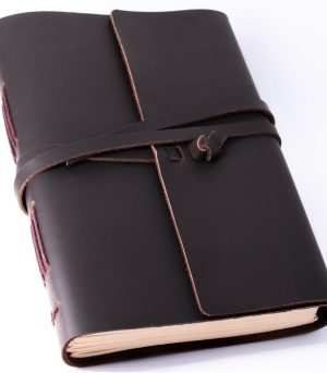 Vintage Full-Grain Leather Lined Journal