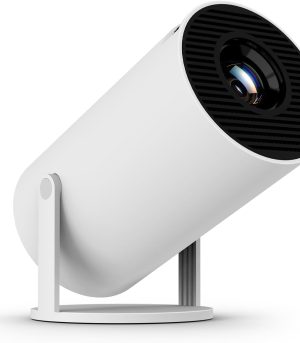 White Mini Projector 4K WiFi6 BT5.4 180掳