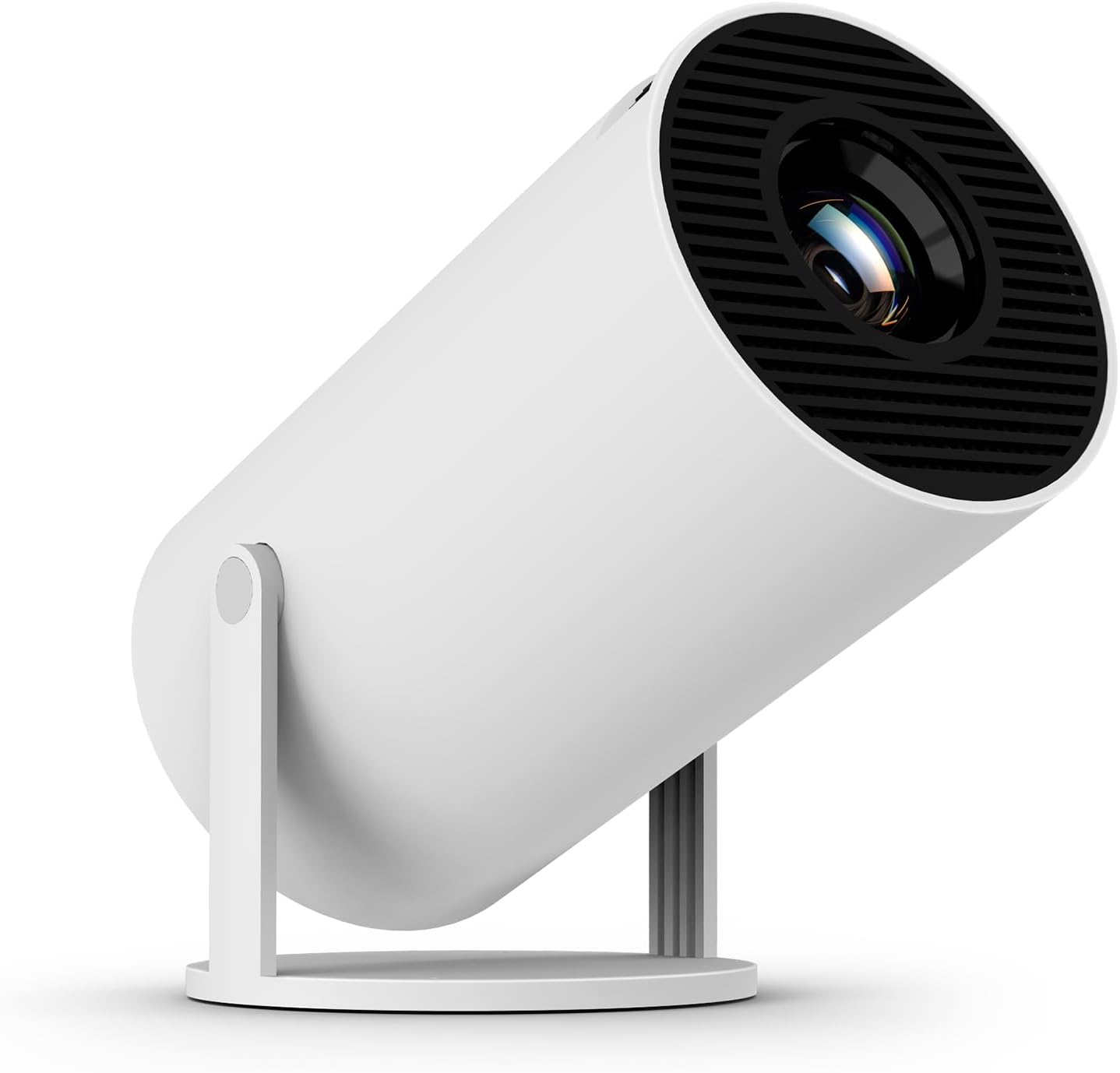 White Mini Projector 4K WiFi6 BT5.4 180掳