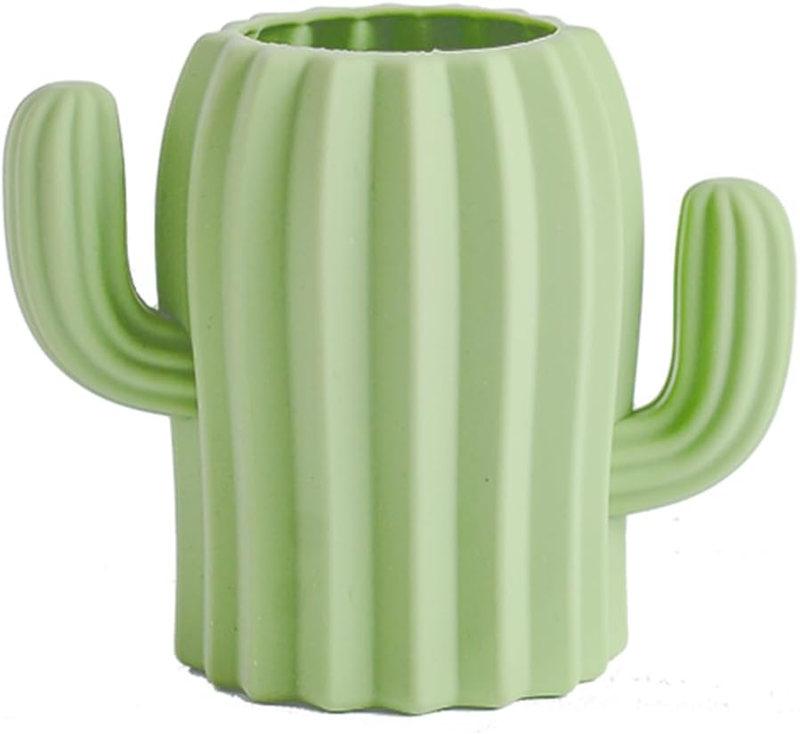 Green Cactus Silicone Pen Holder