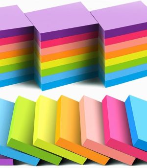 24-Pack Mini Bright Sticky Notes 1.5x2