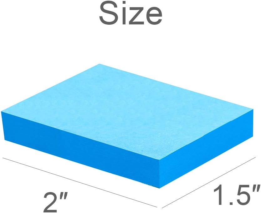 24-Pack Mini Bright Sticky Notes 1.5x2 - Image 2