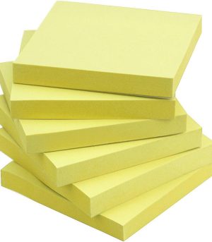 6-Pack Yellow Sticky Notes 3x3 100 Sheets