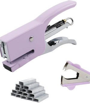Purple Handheld Mini Stapler 750 Staples
