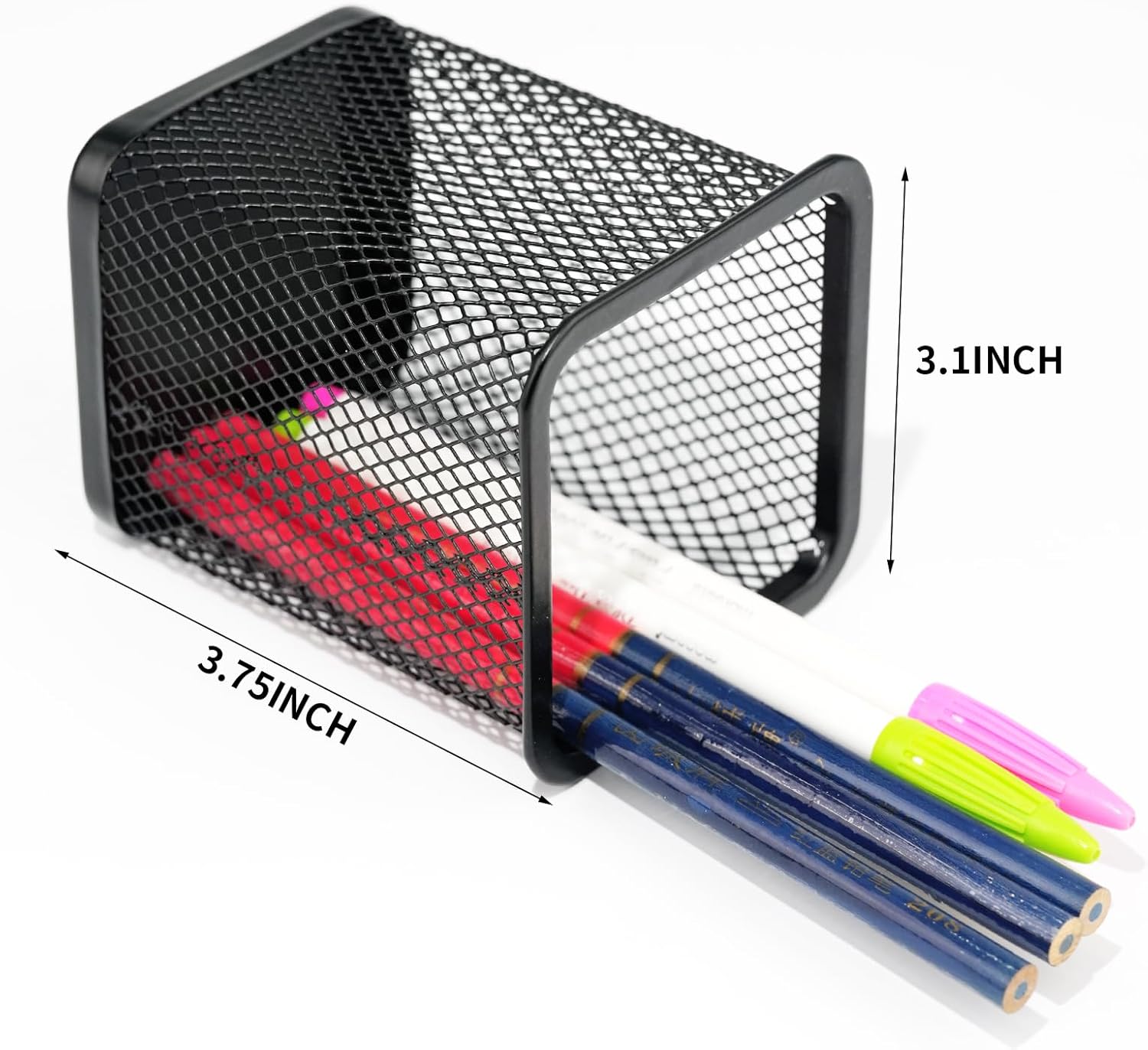 Wire Mesh Pencil Cup Desk Organizer - Image 2