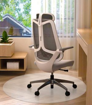 45" Round EVA Chair Mat Hardwood Tile