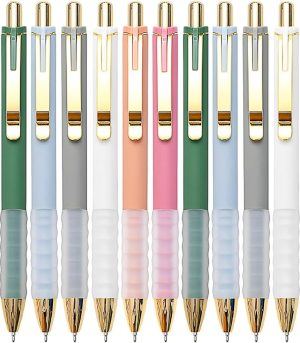 18-Pack Gold Retractable Ballpoint Pens
