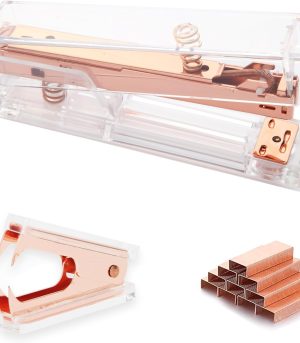 Rose Gold Stapler with 1000 Staples