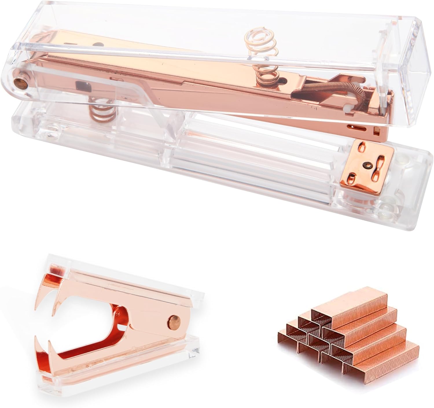 Rose Gold Stapler with 1000 Staples
