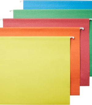 25-Pack Assorted Hanging File Folders