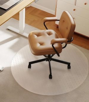 36x36 Clear Plastic Chair Mat for Carpet