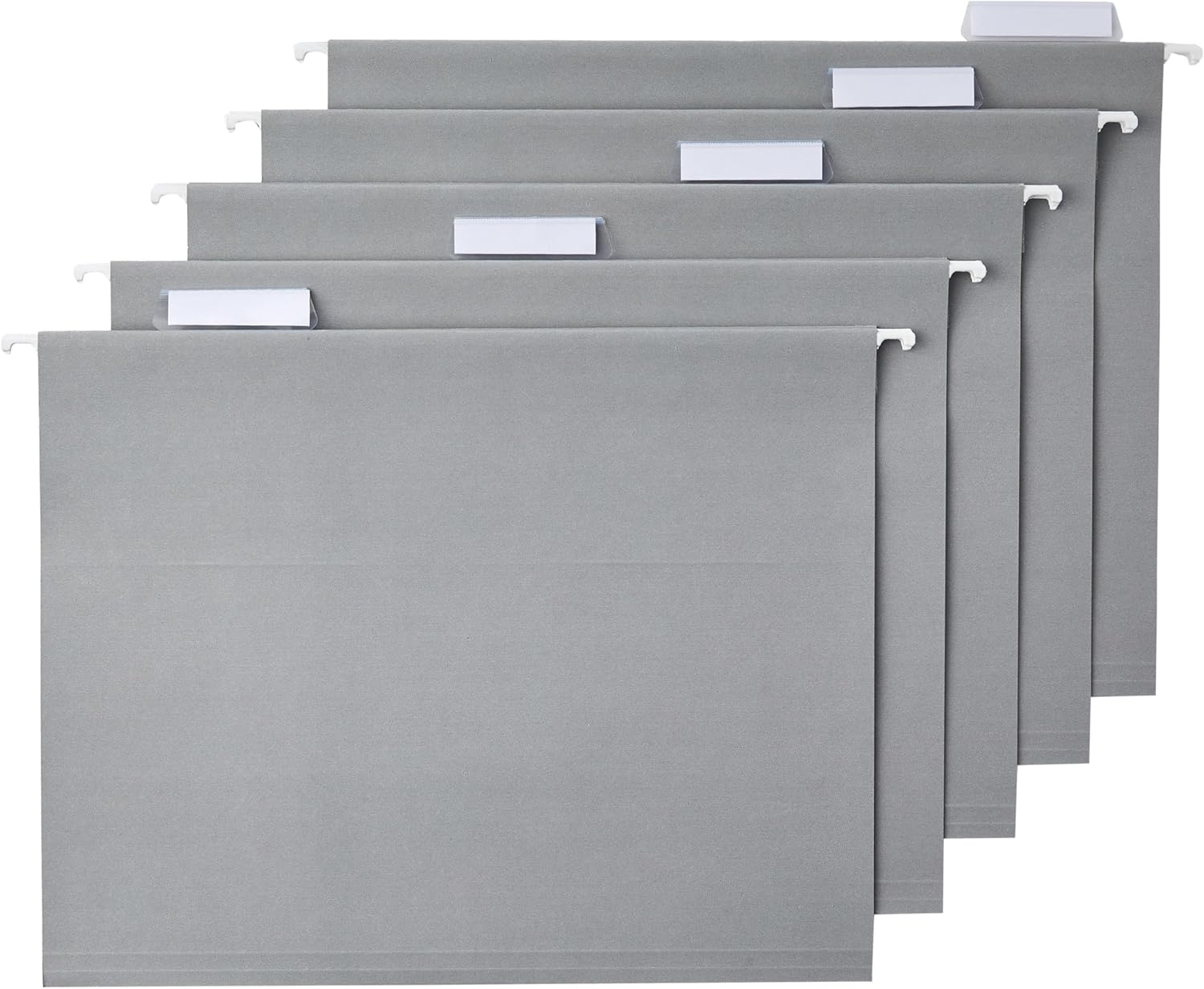 25-Pack Gray Hanging File Folders