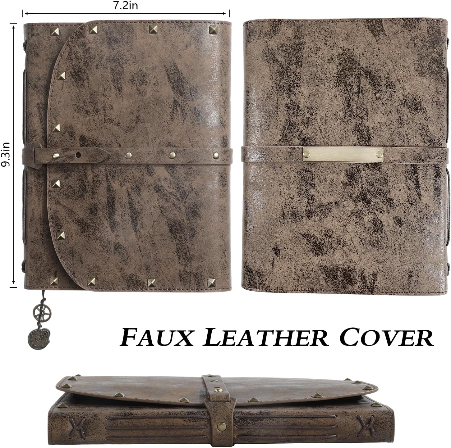 A5 Hardcover Leather Journal 288 Pages - Image 2