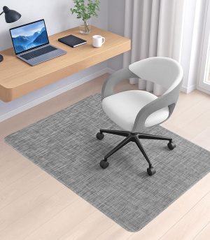 36x48 Grey Chair Mat Hardwood Tile Anti-Slip