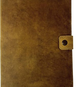 Refillable A5 Leather Journal with Pen