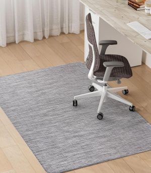 36x48 Low-Pile Chair Mat Hardwood Tile